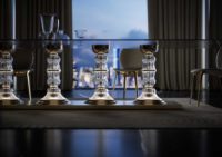 handmade murano glass table