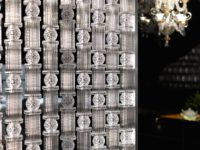 Luminous wall murano glass